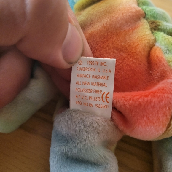 TY "Garcia" the Bear Retired Beanie Baby ERRORS RARE - MINT NEW WITH TAGS - Picture 9 of 9